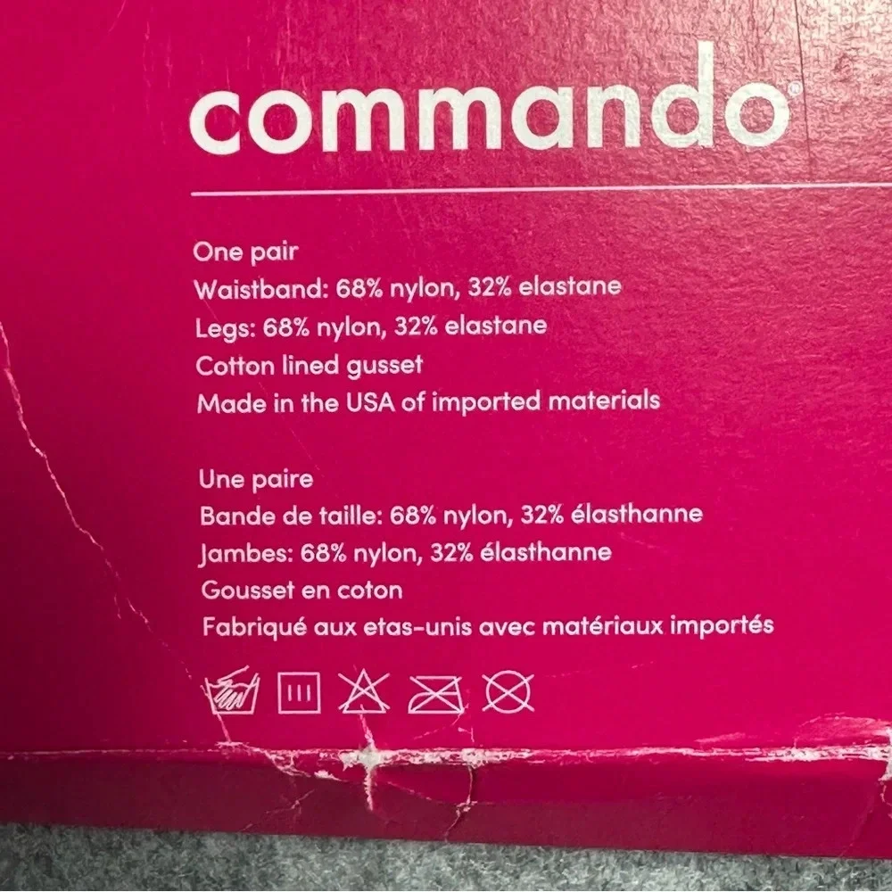 Commando The Essential Sheer Control Tights in Medium Nude Sz: X-Large